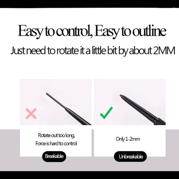 Micro Eyebrow Pencil Automatic Double Head Design - Picture 3 of 8